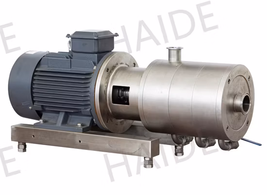 SS304/SS316 衛生ステンレス鋼ローターロータリーローブポンプ食品シロップ、ハニーポンプ、チョコレートポンプ用