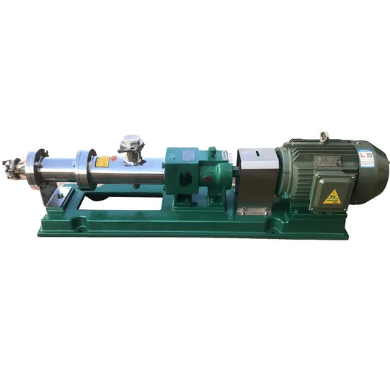 Single Screw Pump/Chemical Pump/Stainless Steel Pump/Sanitary Pump